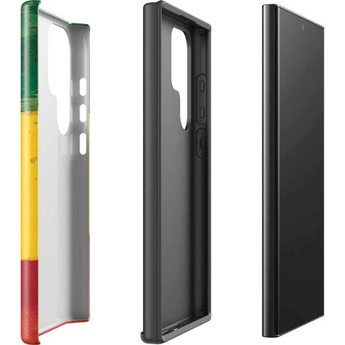 The Lion of Judah Rasta Flag Galaxy S25 Ultra Impact Case